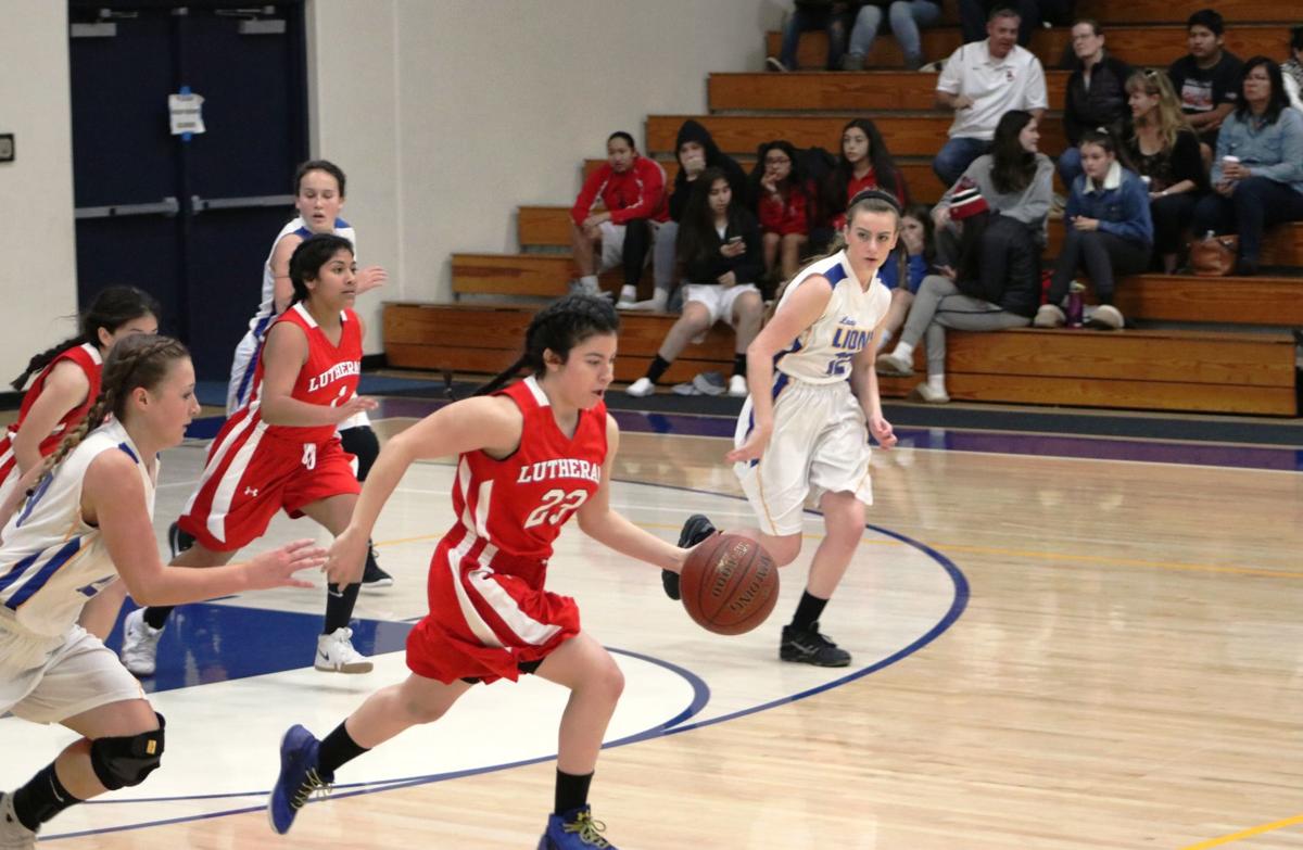 Girls Basketball Valley Christian Tops Lutheran At I Charge