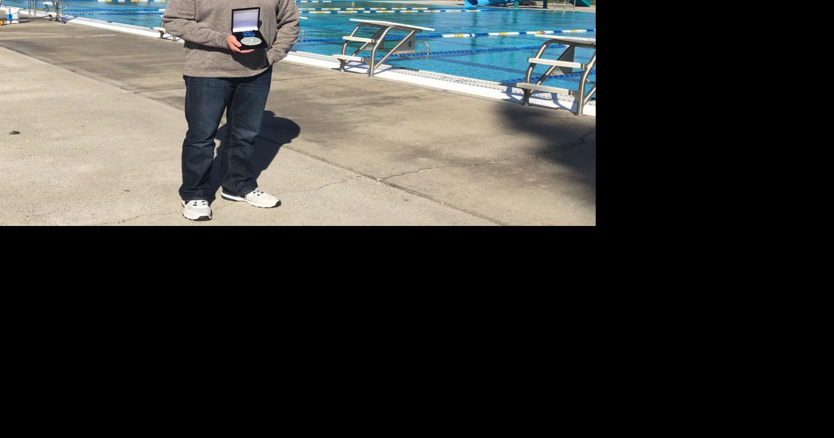 Prenot's swim coach, Mike Ashmore, receives Olympic Order of Ikkos medal Local News