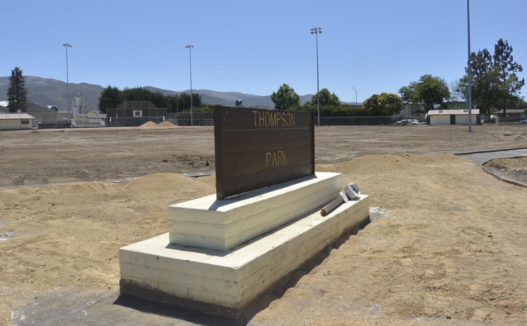 Renovations ongoing at Lompoc's Thompson Park, which is set to reopen