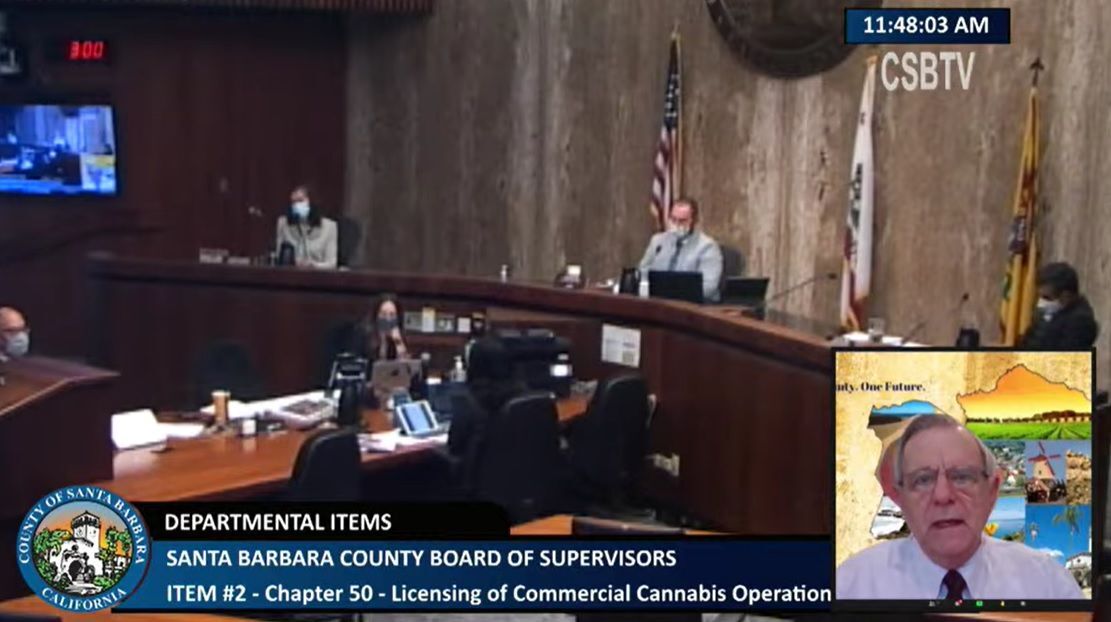 Barney Melekian discusses cannabis ordinance amendments