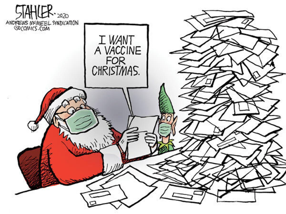 Editorial Cartoon Christmas Wish Editorial Lompocrecord Com