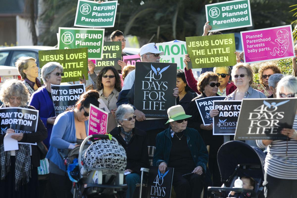 Anti Abortion Activists Take To Santa Maria Streets Lompocrecord Com