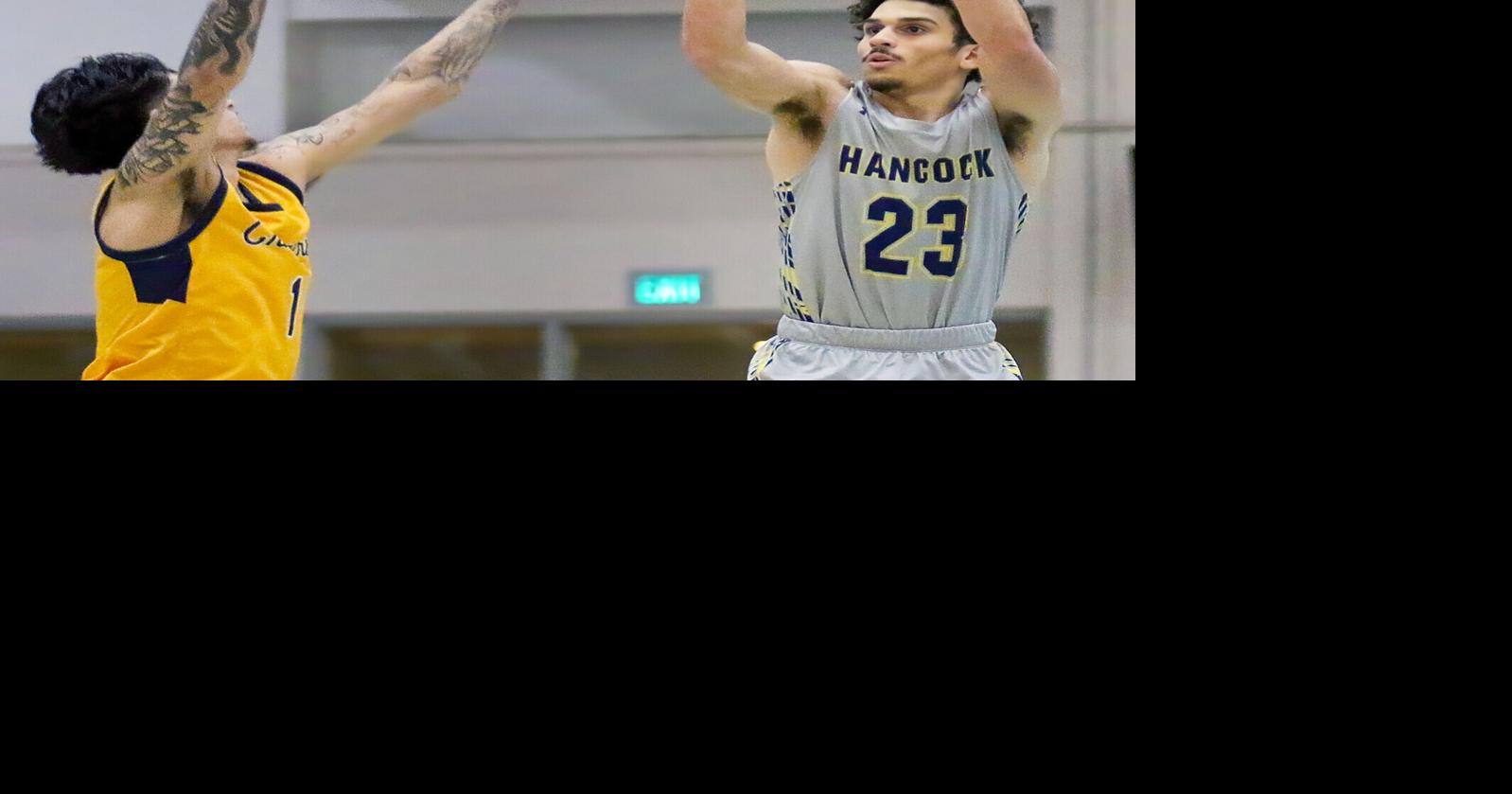 Hancock men’s basketball advances in CCCAA state playoffs after holding off Cypress