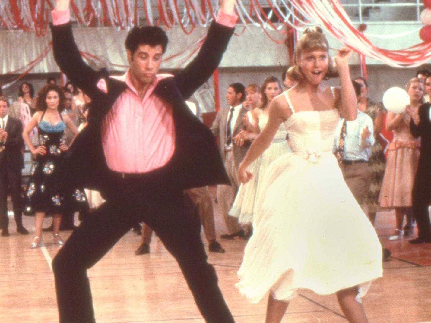 green emerald velvet dress Copy of Olivia Newton John White Dress Iconic Prom Dress Grease Fashio   Hoprom