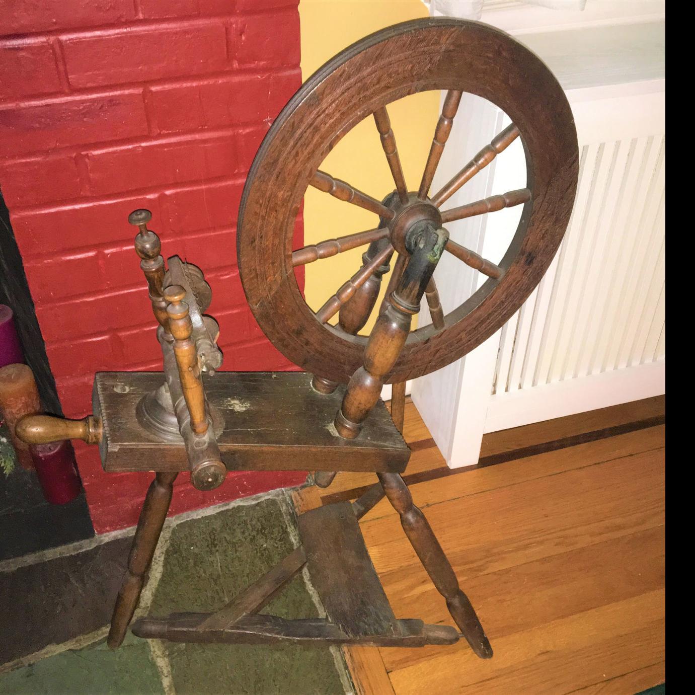 Treasures In Your Attic: Saxony spinning wheels fairly common