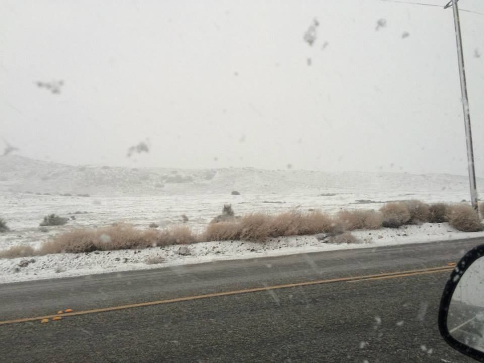 Snow reported on Highway 166 stretch of road reported closed