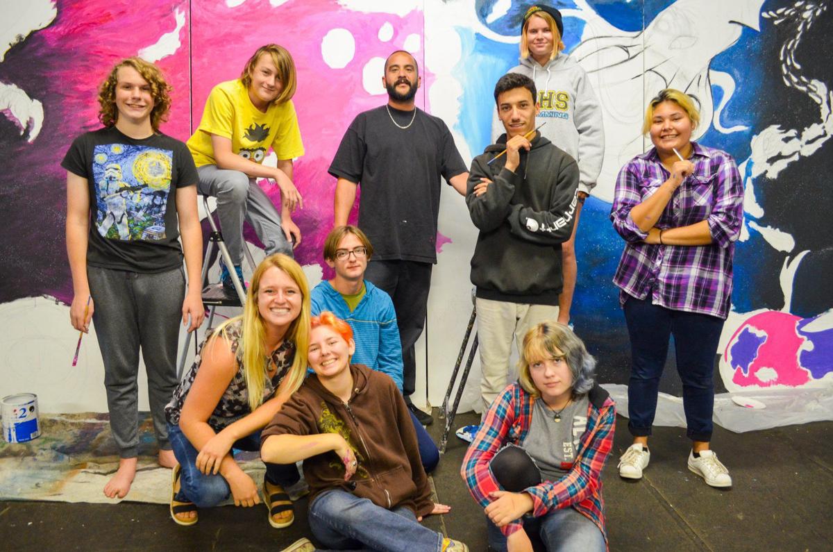 Deep Sea Meets Deep Space Lompoc Teens Unveil New Mural Created