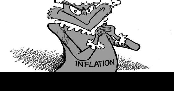 Editorial Cartoon: Inflation grinch | Editorial | lompocrecord.com