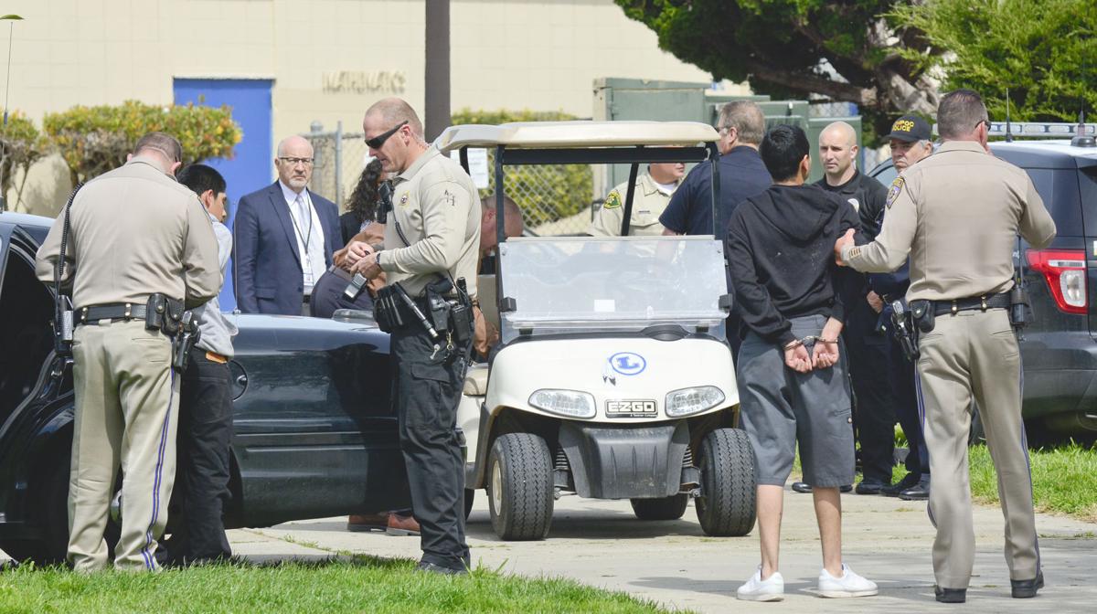 Suspects arrested following police pursuit near Lompoc High School