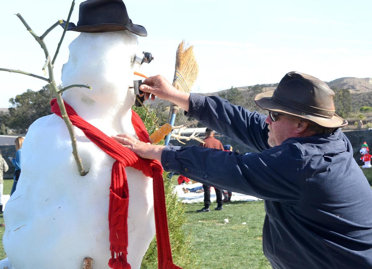 'Snow Day' festivities bring winter to Lompoc
