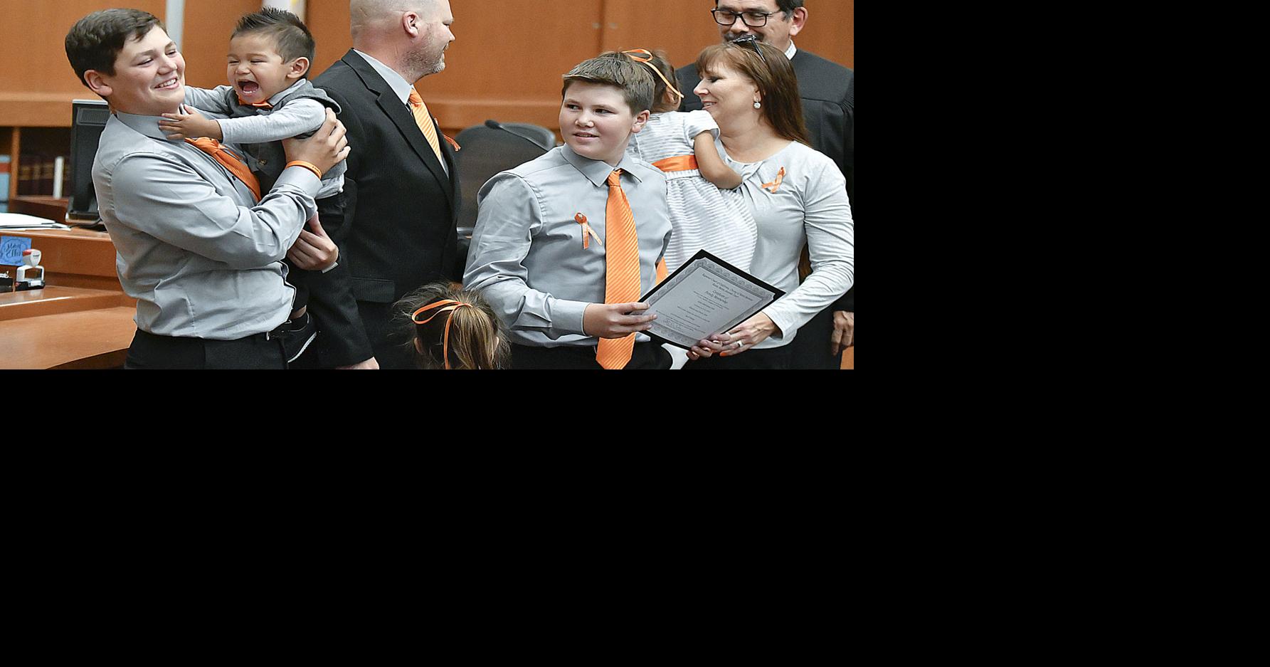 Nine children adopted at Santa Maria Juvenile Court during National