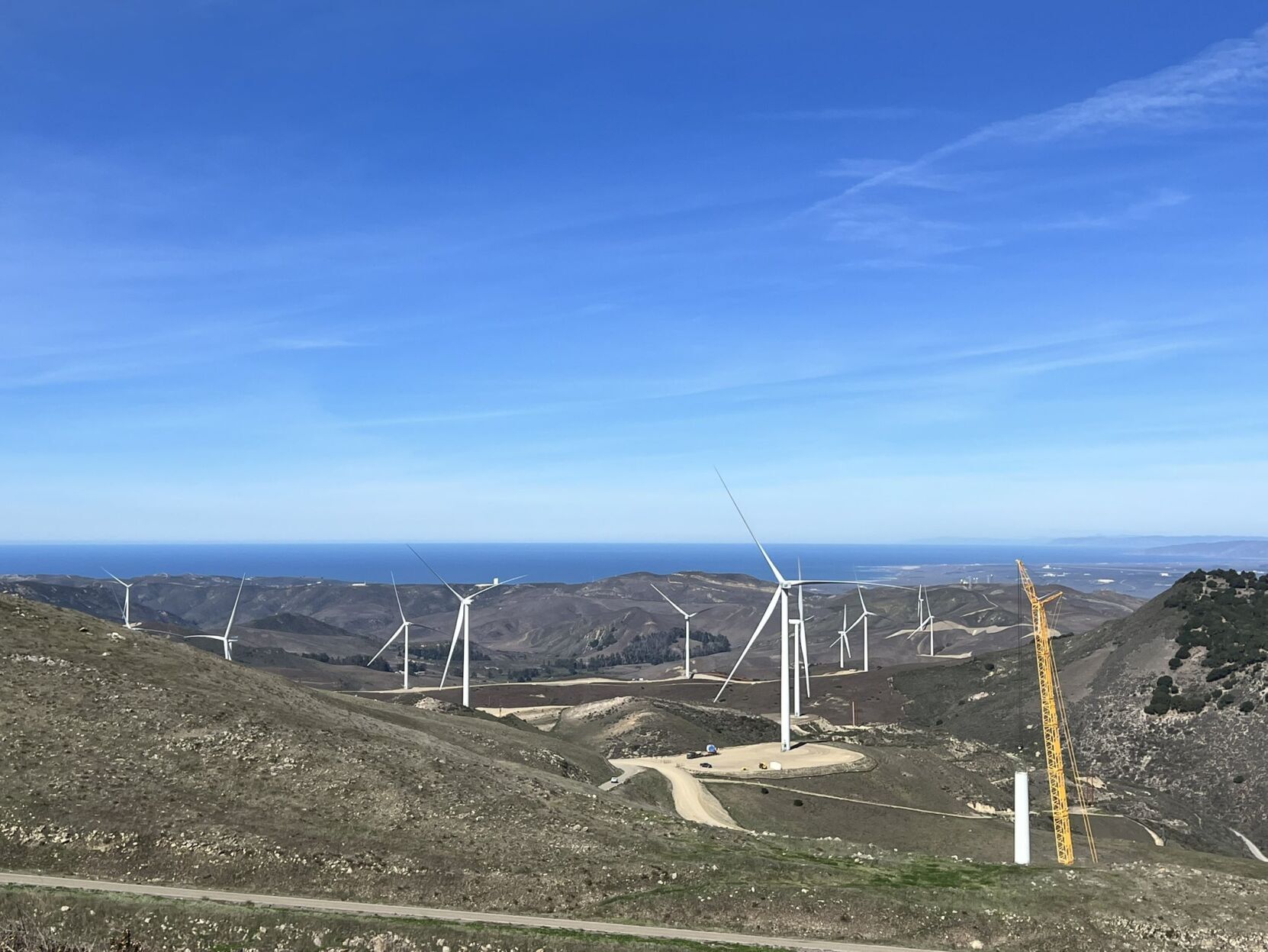 wind First wind energy project on California coast begins delivering