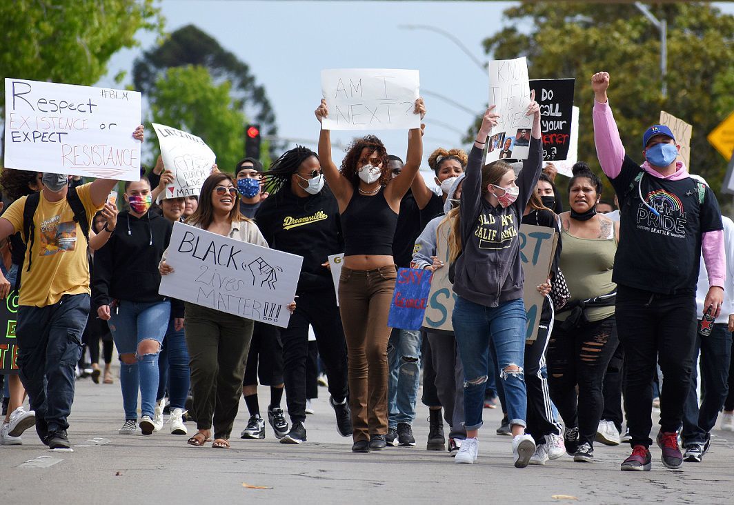 City Officials Denounce Town Center Vandalism Laud Peaceful Protest Local News Lompocrecord Com