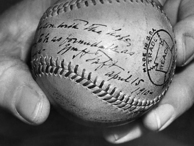 Baseball, 1937. /Nbucky Jacobs Of The Washington Senators And Bob