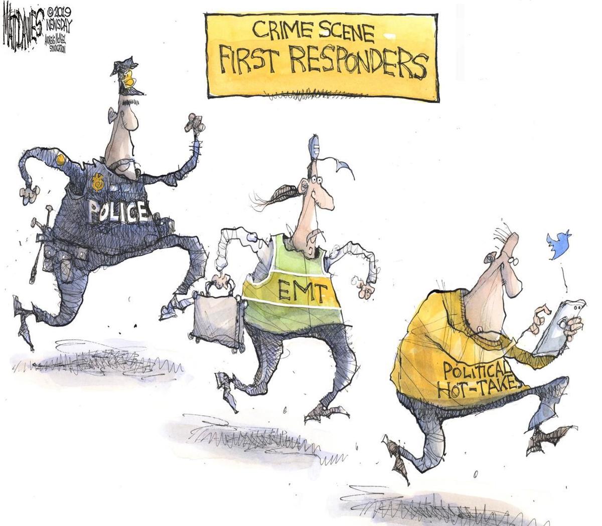 Editorial cartoon: First responders | Editorial | lompocrecord.com