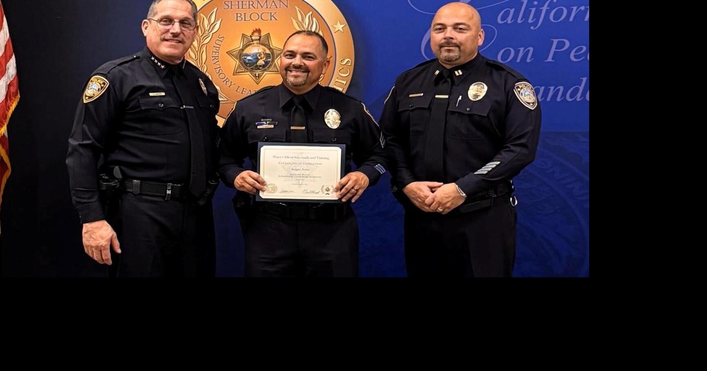 Lompoc PD congratulates sergeant for completion of renowned leadership ...
