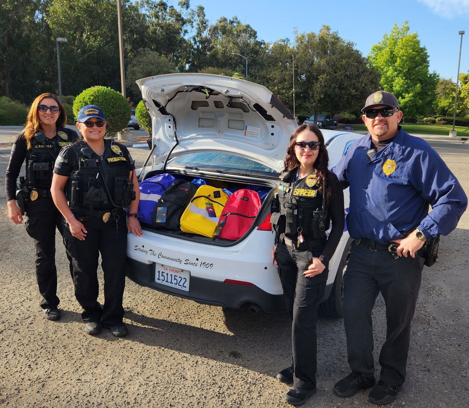 Probation Officers Conduct 'back To School' Wellness Checks, Drop Off ...