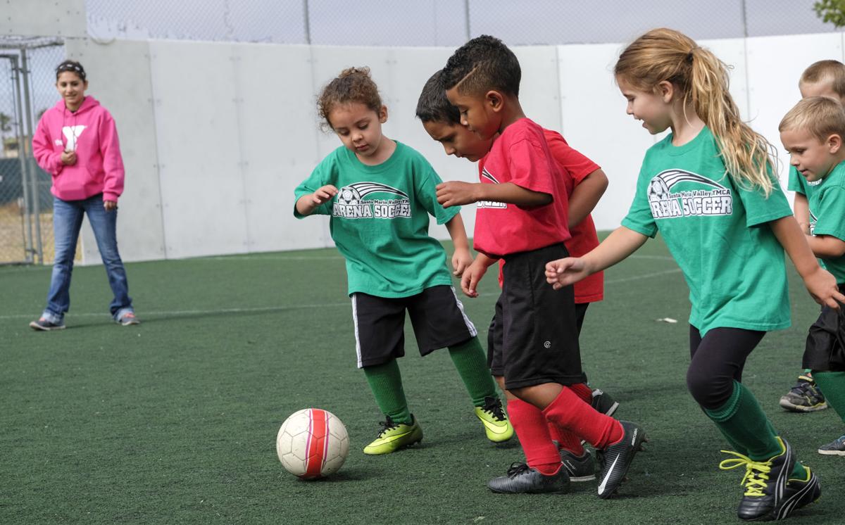 No scorekeeping, just fun for youngsters in YMCA youth soccer league