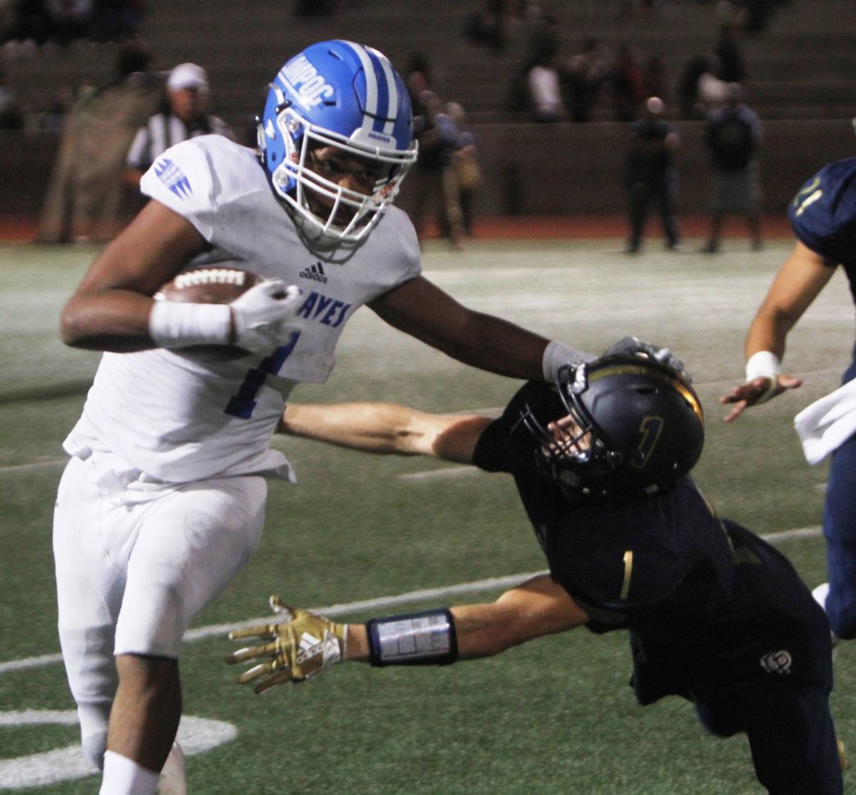 Channel League Football Braves Score 21 Unanswered Points To Drop Dos Pueblos 42 21 Local Sports Lompocrecord Com