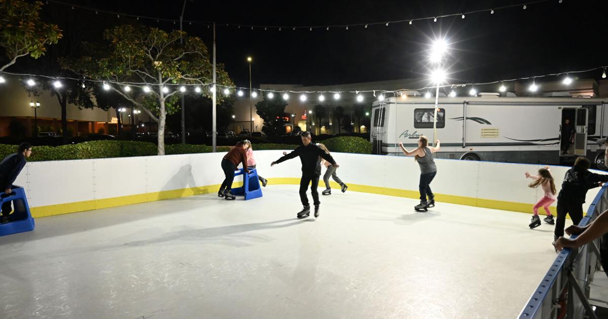 Santry Ice Rink Rink Synthetic ice rink in Santa Maria has enthusiasts skating in a new way ...