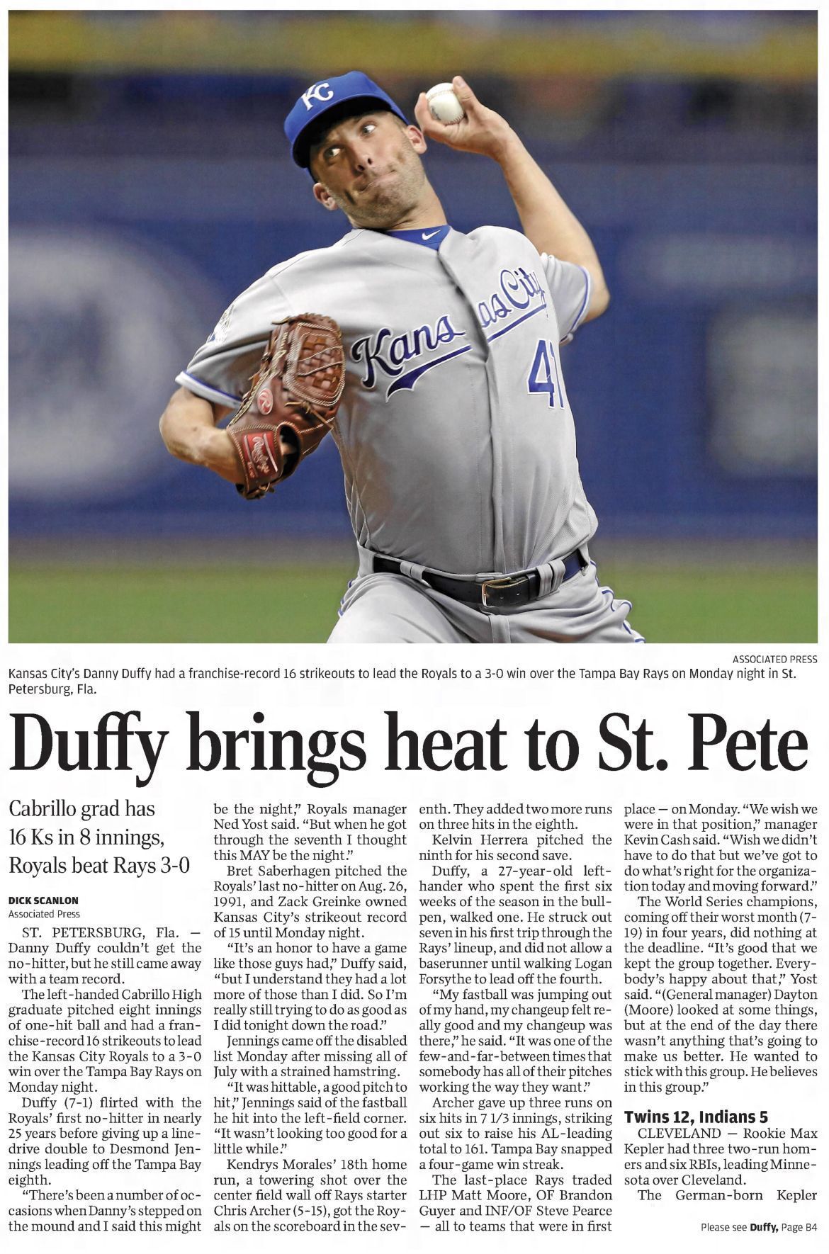 Royals trade Danny Duffy to the Dodgers - Royals Review