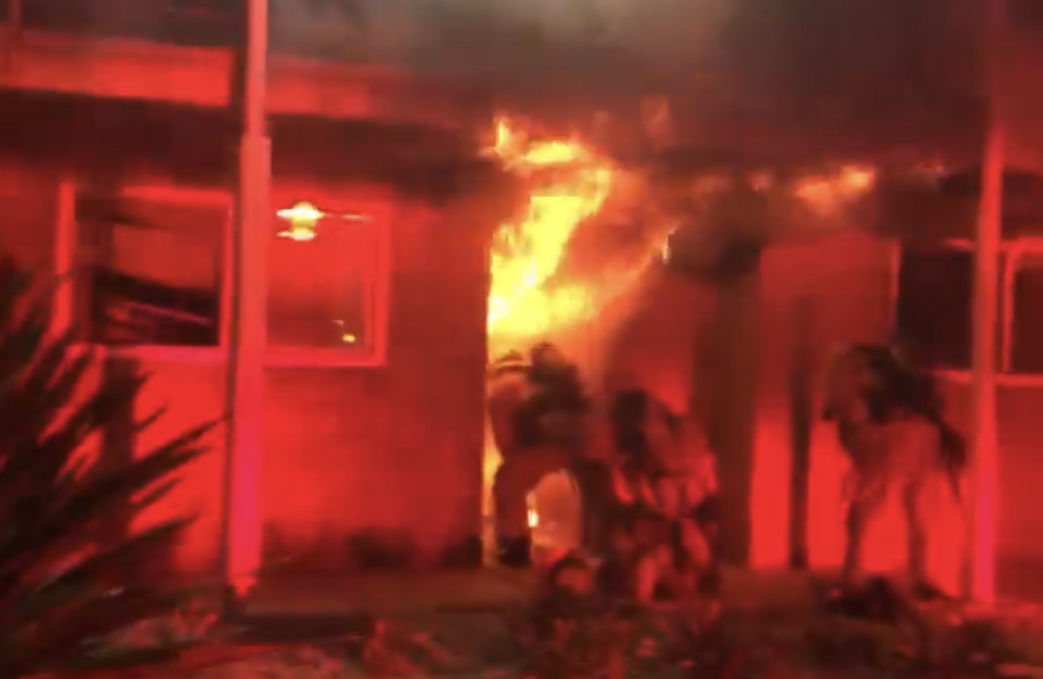 Neighbors rescue disabled woman from structure fire at Vandenberg