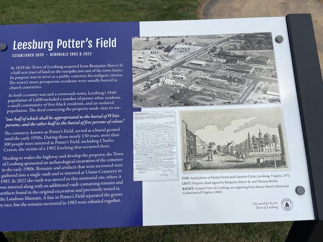 New Potter’s Field Memorial Installed In Leesburg Leesburg