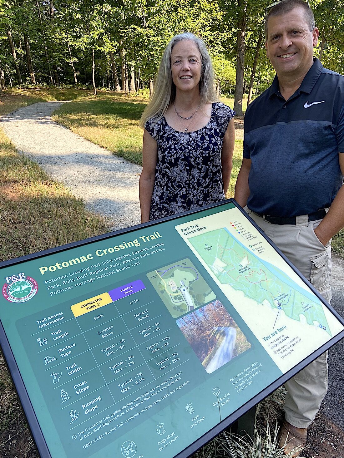 Leesburg s Potomac Crossing Park Gets Access Upgrade Leesburg