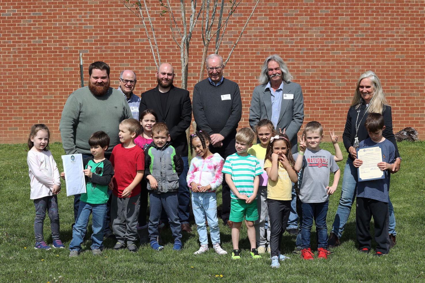 Lovettsville Students, Town Celebrate Arbor Day with Tree Planting