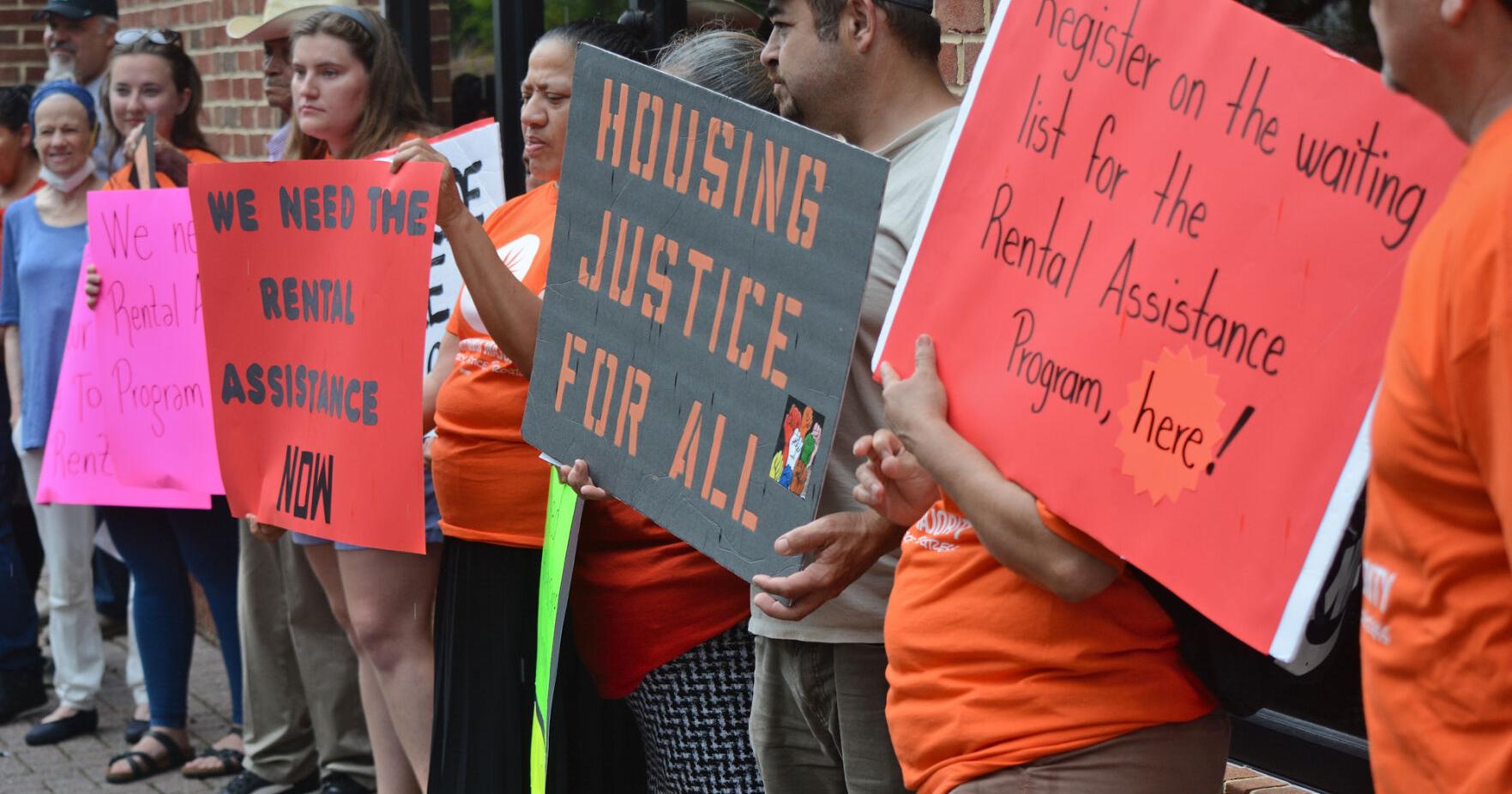 New Virginia Majority Protestors Press for Action on Long-Delayed Rent Assistance - Vimarsana News