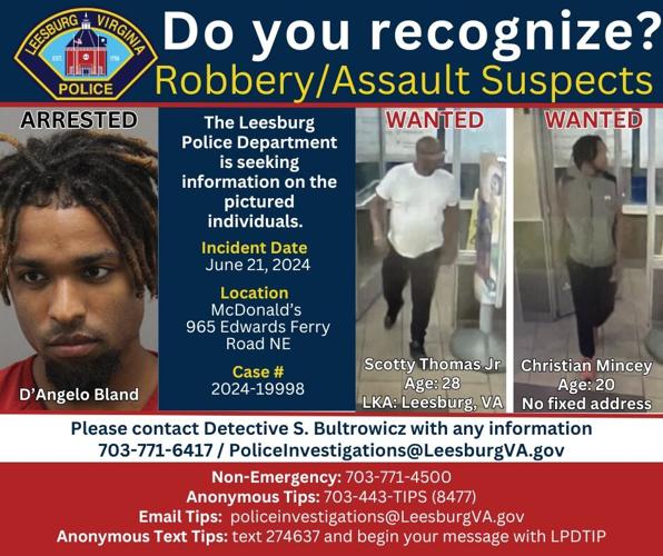 Leesburg Police Seek 2 More Suspects in Assault Case | Public Safety ...