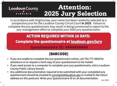 Circuit Court Pushes for Residents to Complete Jury Surveys Loudoun