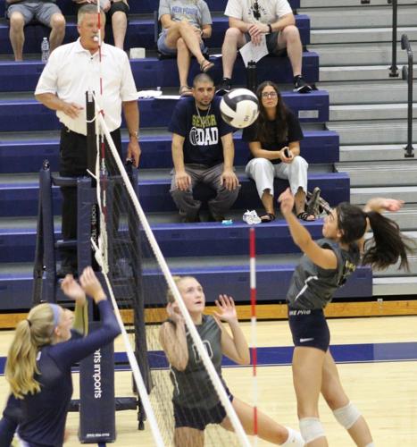 Let off the hook: New Prairie volleyball loses two leads, falls to ...