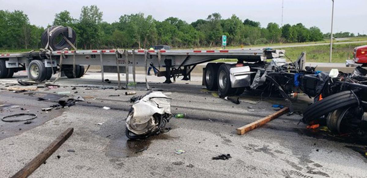 Crash closes I-94 near Chesterton for hours, sends trucker to hospital