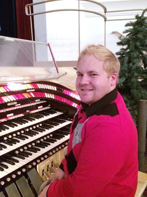 Gerhard to perform for Roosevelt Pipe Organ Concert Series