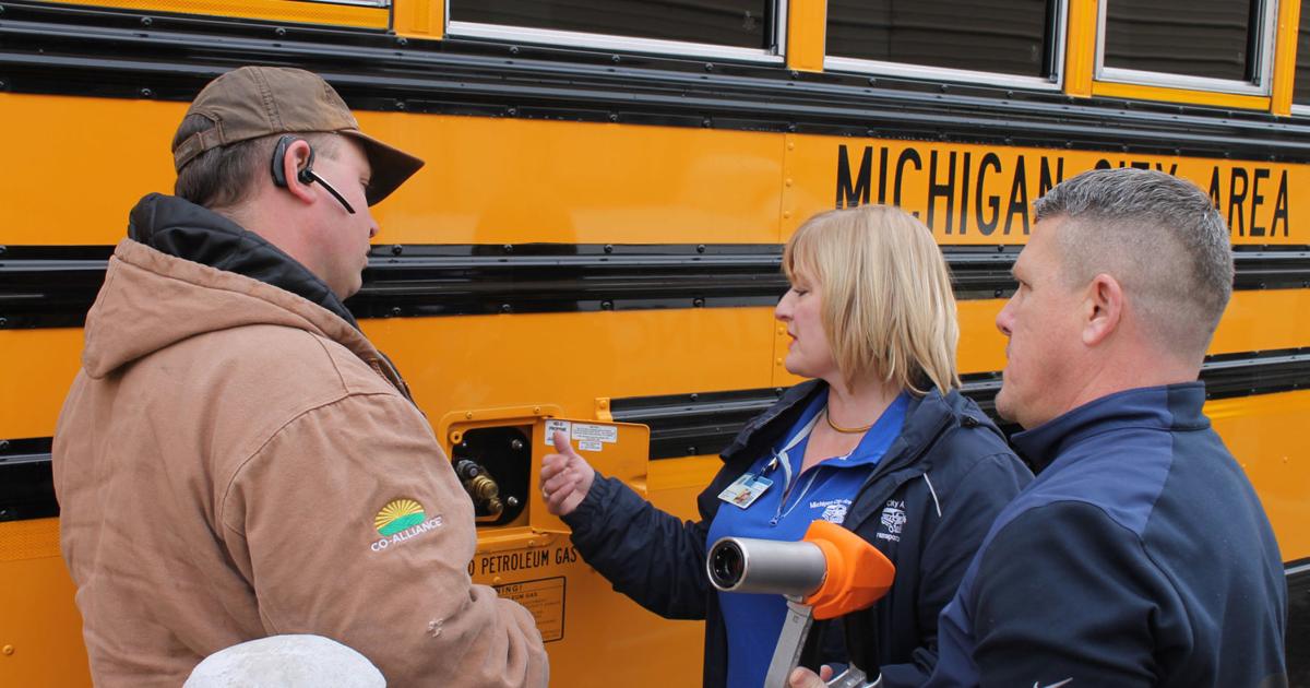 Michigan City Schools bus fleet begins going green Local News