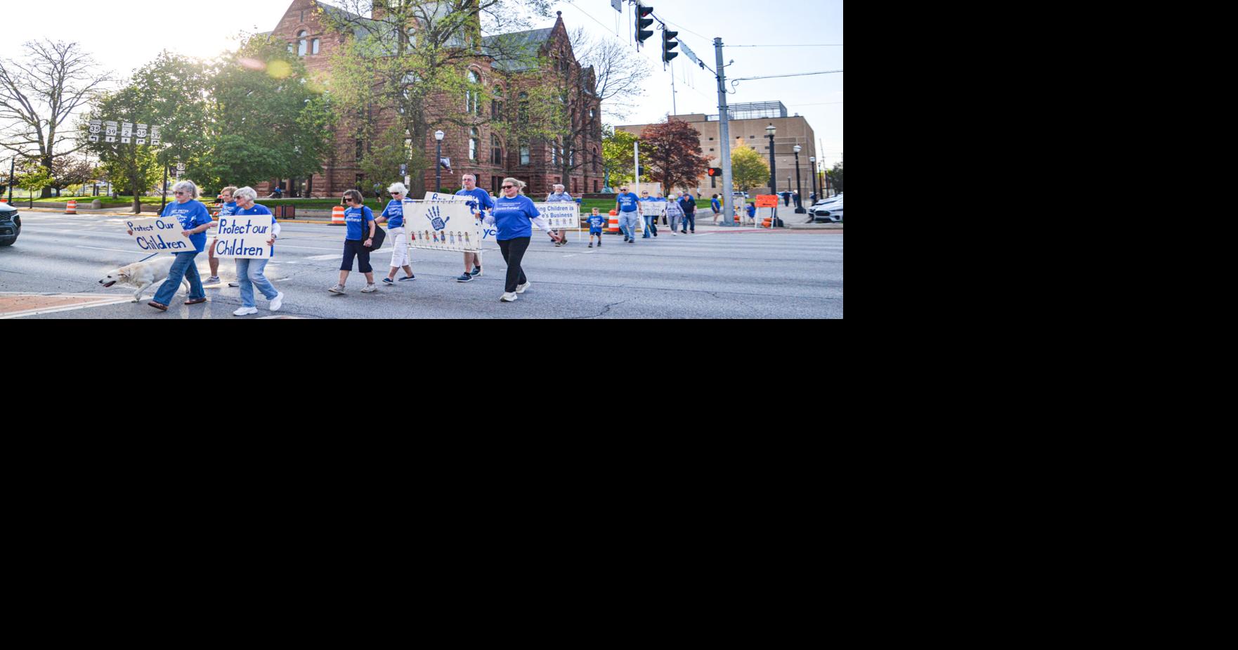 Blue Walk in La Porte urges public to prevent child abuse