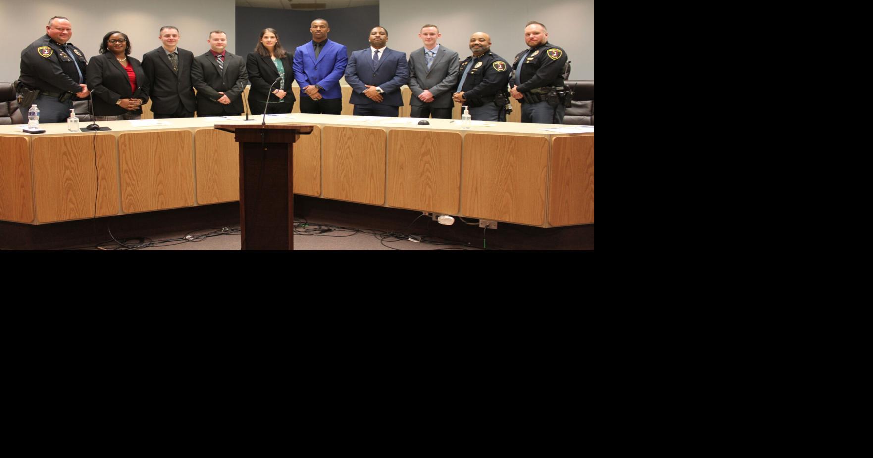 MCPD swears in six police officers, almost at full capacity | Local ...