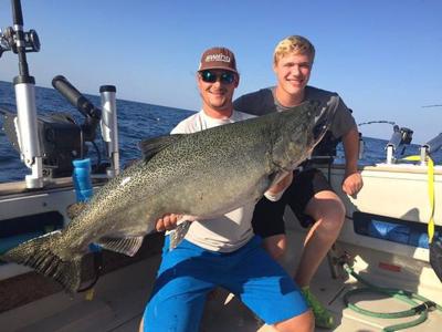 Outdoors: Trophy chinook caught in Michigan