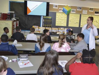 Students learn about nursing careers