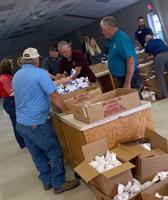 La Porte County businesses and non-profits donate 3,000 pounds of meat to food pantries