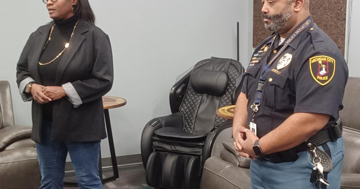 Decompression room encourages officers to take care of themselves ...
