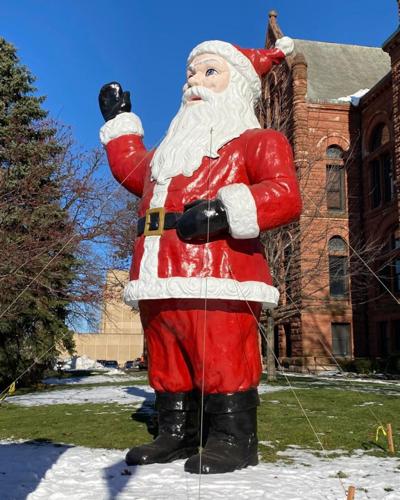 Santa Claus ready for holidays in La Porte