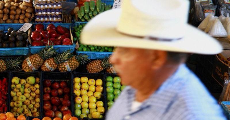 FILE PHOTO: Mexico inflation spikes in March