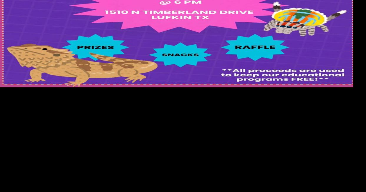 East Texas Reptile Club's bingo fundraiser set for Friday