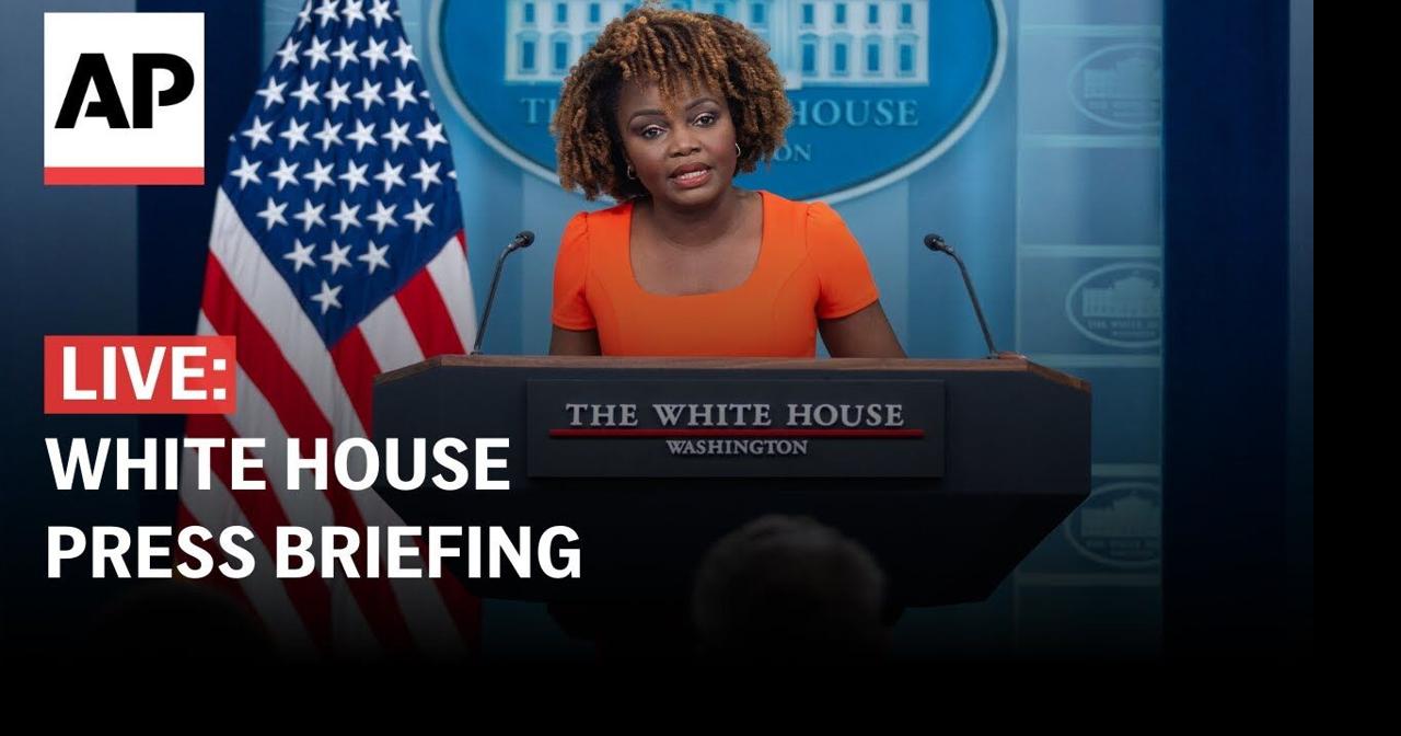 LIVE: White House press briefing | Ap Video | lufkindailynews.com