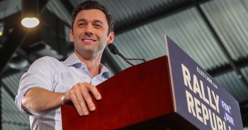 US Sen. Jon Ossoff speaks during his Rally for Our Republic on Saturday, July 12, 2025 at the Kehoe Iron Works in Savannah, GA.