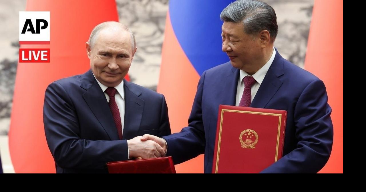 LIVE: Putin and Xi speak at signing ceremony in China | Ap Video ...