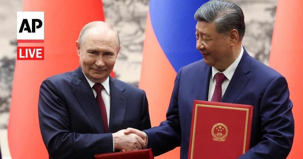 LIVE: Putin and Xi speak at signing ceremony in China | Ap Video ...