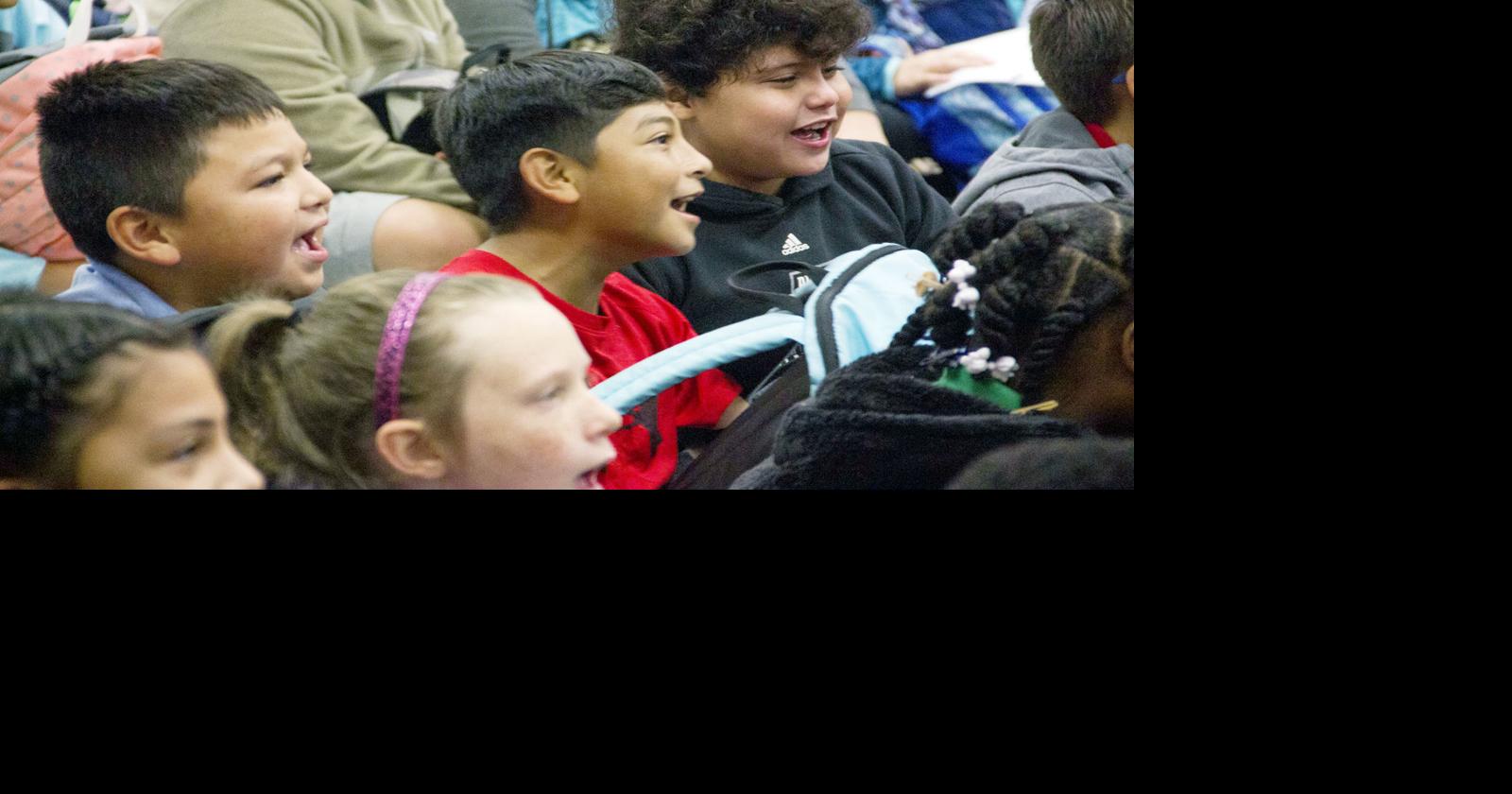 Slack Elementary School students kick off Red Ribbon Week with pep ...